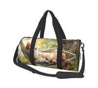 Mexpekil Borsa da palestra pieghevole da viaggio borsa da viaggio bagaglio a mano impermeabile borse da ballo sportive borse da fine settimana borsa da notte, Dormire nella for, Taglia unica