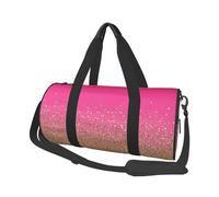 Mexpekil Borsa da palestra pieghevole da viaggio borsa da viaggio bagaglio a mano impermeabile borse da ballo sportive borse da fine settimana borsa da notte, Glitter oro rosa, Taglia unica
