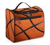 Mexpekil Borsa da toilette da appendere in pizzo sportivo da basket per donne e uomini, grande borsa impermeabile per trucco cosmetico da viaggio, Multicolore, 10.2 x 6.5 x 9.2 inches, Beauty case