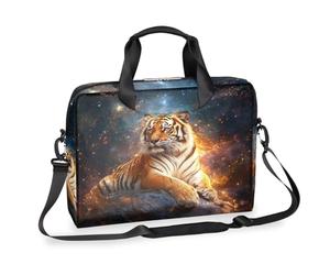 Mexpekil Borsa per computer portatile 15.6 16 Pollice Star River Tiger Custodia per laptop Impermeabile Borsa a tracolla per donne uomini