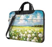 Mexpekil Borsa per computer portatile, impermeabile, borsa a tracolla portatile con tracolla rimovibile, valigetta per donne e uomini, Cielo Fiori, 13 Inch