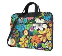 Mexpekil Borsa per computer portatile, impermeabile, borsa a tracolla portatile con tracolla rimovibile, valigetta per donne e uomini, Cartone animato, 13 Inch