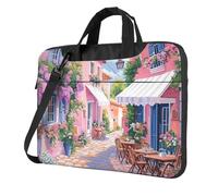 Mexpekil Borsa per computer portatile, impermeabile, borsa a tracolla portatile con tracolla, valigetta per donne e uomini, Belle Strade, 13 Inch