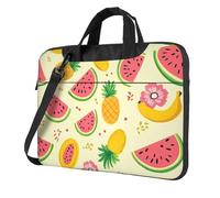 Mexpekil Borsa per computer portatile, impermeabile, borsa a tracolla portatile con tracolla, valigetta per donne e uomini, Cartone animato, 13 Inch