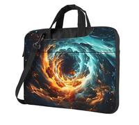 Mexpekil Borsa per computer portatile, impermeabile, borsa a tracolla portatile con tracolla, valigetta per donne e uomini, Cielo stellato dell'universo, 15.6 Inch