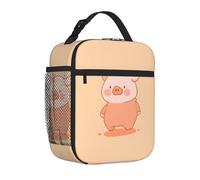 Mexpekil Borsa per il pranzo a tema maiale | Contenitore termico per il pranzo, per ragazze, ragazzi, donne, uomini, piccole borse termiche, per scuola/lavoro/picnic