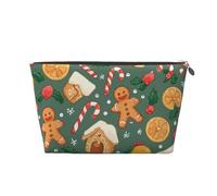 Mexpekil Borsa per il trucco impermeabile per cosmetici, piccola custodia per trucco, accessori da viaggio portatili, regali per donne, uomini e ragazze, Candy Cookie Case, One Size