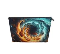 Mexpekil Borsa per il trucco impermeabile per cosmetici, piccola custodia per trucco, accessori da viaggio portatili, regali per donne, uomini e ragazze, Cielo stellato dell'universo, One Size