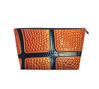 Mexpekil Borsa per il trucco impermeabile per cosmetici, piccola custodia per trucco, accessori da viaggio portatili, regali per donne, uomini e ragazze, Pelle Basket, One Size