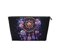 Mexpekil Borsa per il trucco impermeabile per cosmetici, piccola custodia per trucco, accessori da viaggio portatili, regali per donne, uomini e ragazze, Acchiappasogni viola, One Size