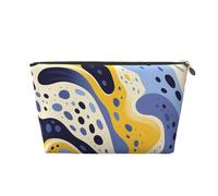 Mexpekil Borsa per il trucco impermeabile per cosmetici, piccola custodia per trucco, accessori da viaggio portatili, regali per donne, uomini e ragazze, Stampa leopardata Art Color, One Size