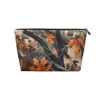 Mexpekil Borsa per il trucco impermeabile per cosmetici, piccola custodia per trucco, accessori da viaggio portatili, regali per donne, uomini e ragazze, Camuffamento Fogli, One Size