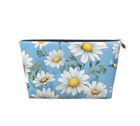 Mexpekil Borsa per il trucco impermeabile per cosmetici, piccola custodia per trucco, accessori da viaggio portatili, regali per donne, uomini e ragazze, Arte Margherita Ramo, One Size
