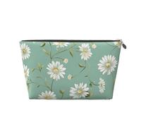 Mexpekil Borsa per il trucco impermeabile per cosmetici, piccola custodia per trucco, accessori da viaggio portatili, regali per donne, uomini e ragazze, Margherite Piccole, One Size