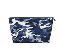 Mexpekil Borsa per il trucco impermeabile per cosmetici, piccola custodia per trucco, accessori da viaggio portatili, regali per donne, uomini e ragazze, Art Camouflage, One Size