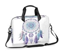 Mexpekil Borsa per laptop 15.6 16 Pollice Viola Acchiappasogni Custodia per Laptop Impermeabile Borsa a tracolla per laptop per donne uomini