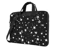 Mexpekil Borsa per laptop per donne e uomini, custodia portatile per laptop con tracolla per computer portatile borsa messenger, Galaxy Star, 13 Inch