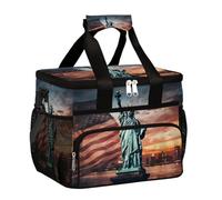 Mexpekil Borsa termica per il pranzo riutilizzabile con paesaggio americano per donne uomini adulti borsa termica per il pranzo grande riutilizzabile borsa per il pranzo per il lavoro picnic attività