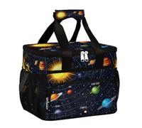 Mexpekil Borsa termica riutilizzabile a prova di perdite per il pranzo con galassia, pianeta, picnic, sistema solare, pianeta, borsa termica per donne e uomini, lavoro, campeggio, spiaggia, ufficio