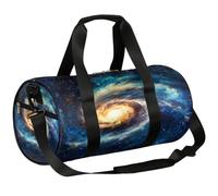 Mexpekil Borsone con scomparto per scarpe, impermeabile, cosmico buco nero, zaino da viaggio per fitness, palestra, viaggi di fine settimana, Vortice cosmico del buco nero