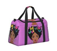 Mexpekil Borsone da donna con farfalle colorate, borsa da viaggio a mano, impermeabile, per sport, palestra, danza, grande, weekend, per la notte, pieghevole, da viaggio, per donne e uomini, Donna