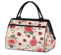 Mexpekil Borsone da palestra, borsa da viaggio sportiva da portare con sé durante la notte, per il fine settimana, per donne e uomini, Coccinelle Rose, Borsone da viaggio