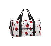 Mexpekil Borsone da palestra con scomparto per scarpe, impermeabile, grande borsa da viaggio per il fine settimana durante la notte, Coccinelle, One Size, Classico