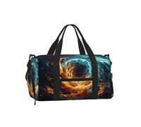 Mexpekil Borsone da palestra con scomparto per scarpe, impermeabile, grande borsa da viaggio per il fine settimana durante la notte, Cielo stellato dell'universo, One Size, Classico