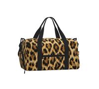 Mexpekil Borsone da palestra con scomparto per scarpe, impermeabile, grande borsa da viaggio per il fine settimana durante la notte, Stampa tigre., One Size, Classico