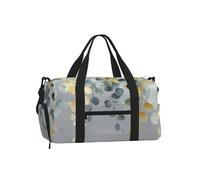 Mexpekil Borsone da palestra con scomparto per scarpe, impermeabile, grande borsa da viaggio per il fine settimana durante la notte, Foglie gialle, One Size, Classico