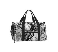 Mexpekil Borsone da palestra con scomparto per scarpe, impermeabile, grande borsa da viaggio per il fine settimana durante la notte, Ramo d'albero, One Size, Classico