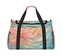 Mexpekil Borsone da viaggio astratto Ombre crisantemo borse tote per donne uomini sport palestra borsa leggera Weekender borsa da notte con tracolla, Multi, Taglia unica, Borsone da viaggio