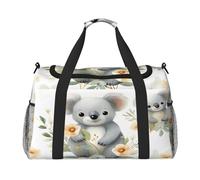 Mexpekil Borsone da viaggio carino Koala Animal Carry On Tote Bags per donne uomini sport palestra borsone leggero weekender borsa da notte con tracolla, Multi, Taglia unica, Borsone da viaggio