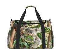 Mexpekil Borsone da viaggio carino Koala Bear Tree Carry On Tote Bags per donne uomini sport palestra borsone leggero weekender borsa da notte con tracolla, Multi, Taglia unica, Borsone da viaggio