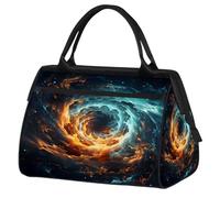 Mexpekil Borsone da viaggio impermeabile borsa da palestra Carry On Weekend Borse per la notte Grande bagaglio a mano borse per donne uomini bambini, Cielo stellato dell'universo
