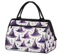 Mexpekil Borsone da viaggio impermeabile borsa da palestra Carry On Weekend Borse per la notte Grande bagaglio a mano borse per donne uomini bambini, Cappello di Halloween Stella