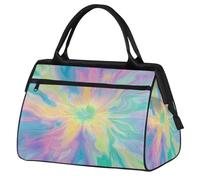 Mexpekil Borsone da viaggio impermeabile borsa da palestra Carry On Weekend Borse per la notte Grande bagaglio a mano borse per donne uomini bambini, Opera d'arte Tie-dye
