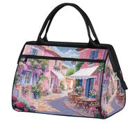 Mexpekil Borsone da viaggio impermeabile borsa da palestra Carry On Weekend Borse per la notte Grande bagaglio a mano borse per donne uomini bambini, Belle Strade