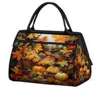 Mexpekil Borsone da viaggio impermeabile borsa da palestra Carry On Weekend Borse per la notte Grande bagaglio a mano borse per donne uomini bambini, Vendemmia Uva Zucca