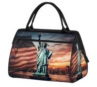 Mexpekil Borsone da viaggio impermeabile borsa da palestra Carry On Weekend Borse per la notte Grande bagaglio a mano borse per donne uomini bambini, Paesaggio americano