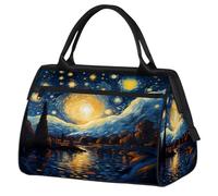 Mexpekil Borsone da viaggio impermeabile borsa da palestra Carry On Weekend Borse per la notte Grande bagaglio a mano borse per donne uomini bambini, Dipingere Cielo Stellato