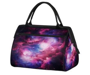 Mexpekil Borsone da viaggio impermeabile borsa da palestra Carry On Weekend Borse per la notte Grande bagaglio a mano borse per donne uomini bambini, Nebulosa Magica 3D