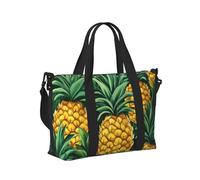 Mexpekil Borsone da viaggio impermeabile borsa sportiva da palestra grande weekend borse da notte per donne uomini pieghevole bagaglio a mano borse tote per volo, Frutta Ananas, Taglia unica