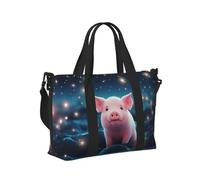 Mexpekil Borsone da viaggio, impermeabile, per sport, palestra, grande, per il fine settimana, per donne, uomini, bagaglio a mano, Galassia di mai, Taglia unica