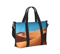 Mexpekil Borsone da viaggio, impermeabile, per sport, palestra, grande, per il fine settimana, per la notte, bagaglio a mano, borse per il volo, Deserto, Taglia unica