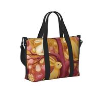 Mexpekil Borsone da viaggio, impermeabile, per sport, palestra, grande, per il fine settimana, per la notte, per donne e uomini, pieghevole, Ramo dell'albero dei conigli, taglia unica