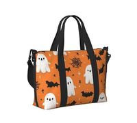 Mexpekil Borsone da viaggio, impermeabile, per sport, palestra, grande, per il fine settimana, per la notte, per donne e uomini, pieghevole, Spiriti, pipistrelli, ragno, taglia unica