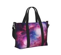 Mexpekil Borsone da viaggio, impermeabile, per sport, palestra, grande, per il fine settimana, per la notte, per donne e uomini, pieghevole, Nebulosa Magica 3D, taglia unica