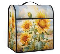 Mexpekil Bright Sunflowers Stand Mixer Cover 5-8 Quart Kitchen Appliance Dust Covers con manico superiore e tasche Universale Accessori di protezione per elettrodomestici da cucina