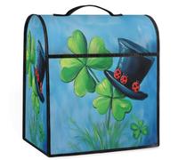 Mexpekil Clovers Leaf Hat Stand Mixer Cover 5-8 Quart Kitchen Appliance Dust Covers con manico superiore e tasche universale accessori decorativi per elettrodomestici da cucina